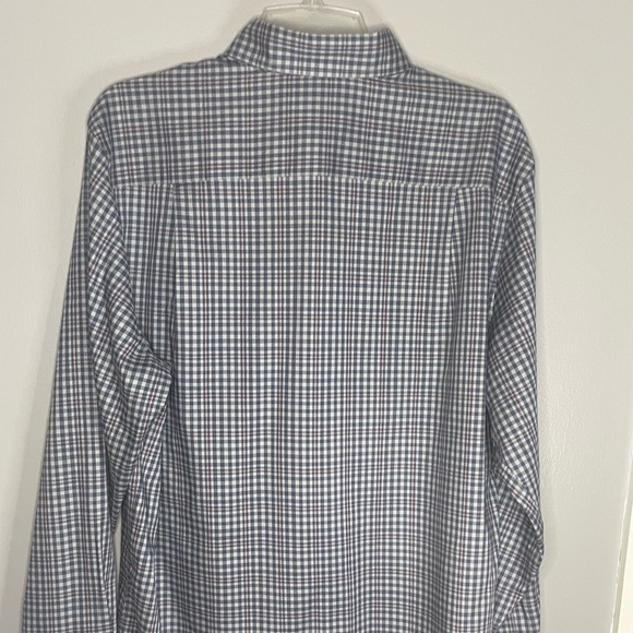Southern Tide Shirt Mens Medium Blue Gingham Button Up Skipjack Logo Long Sleeve - Picture 8 of 12